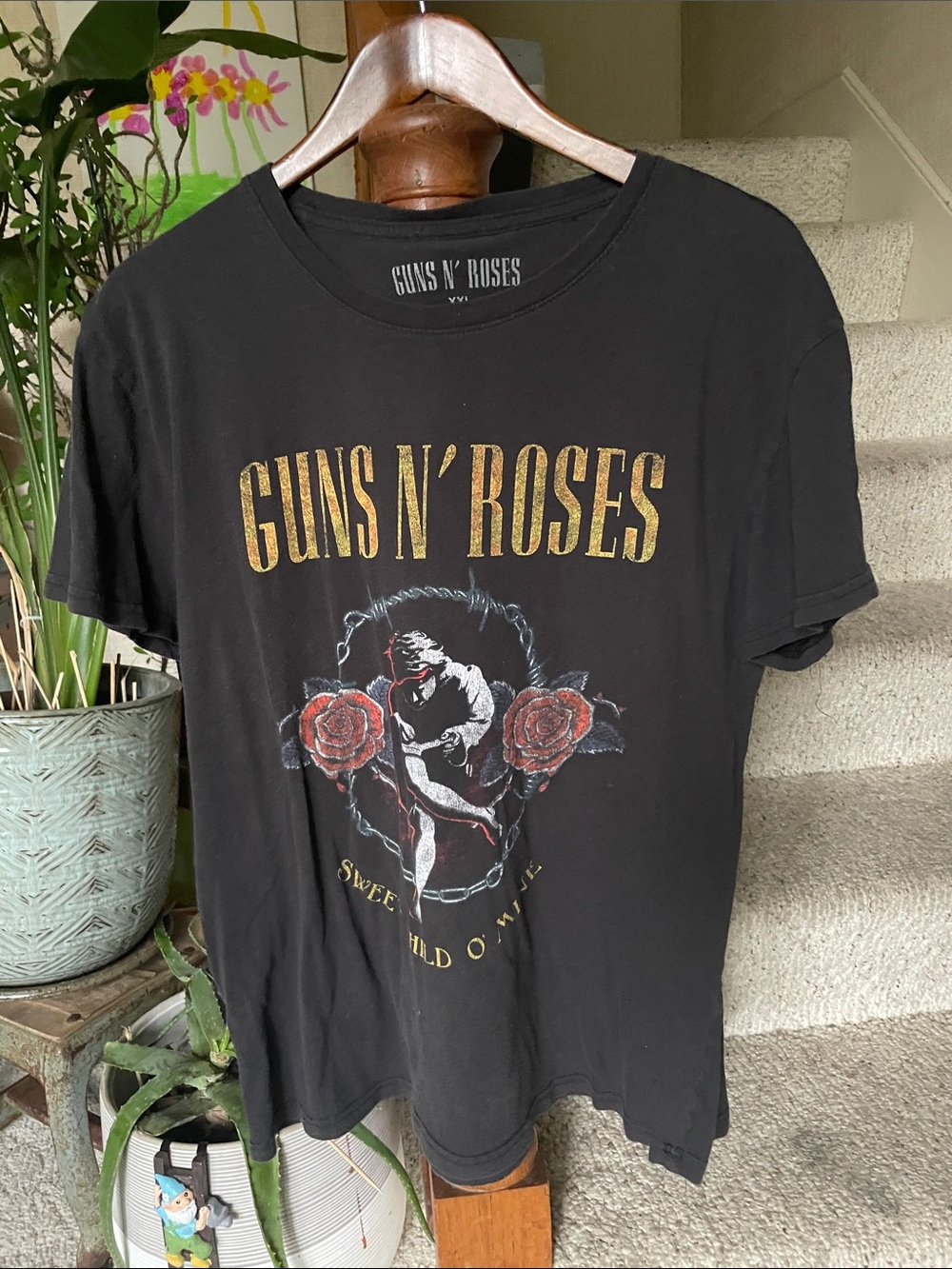 Guns N' roses Black Graphic Band Tee - Sweet Child O' Mine
